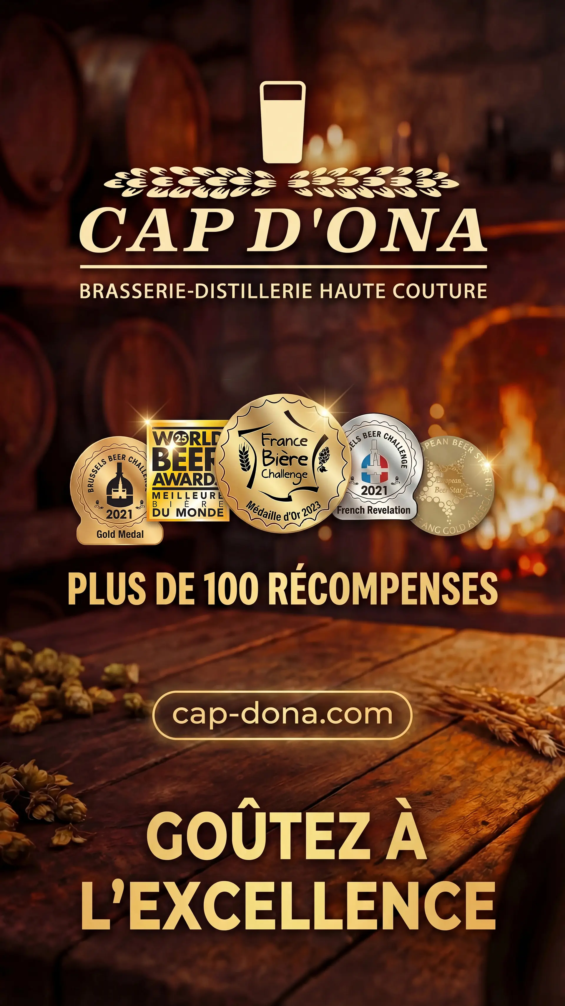 Plus de 100 récompenses — Cap d'Ona